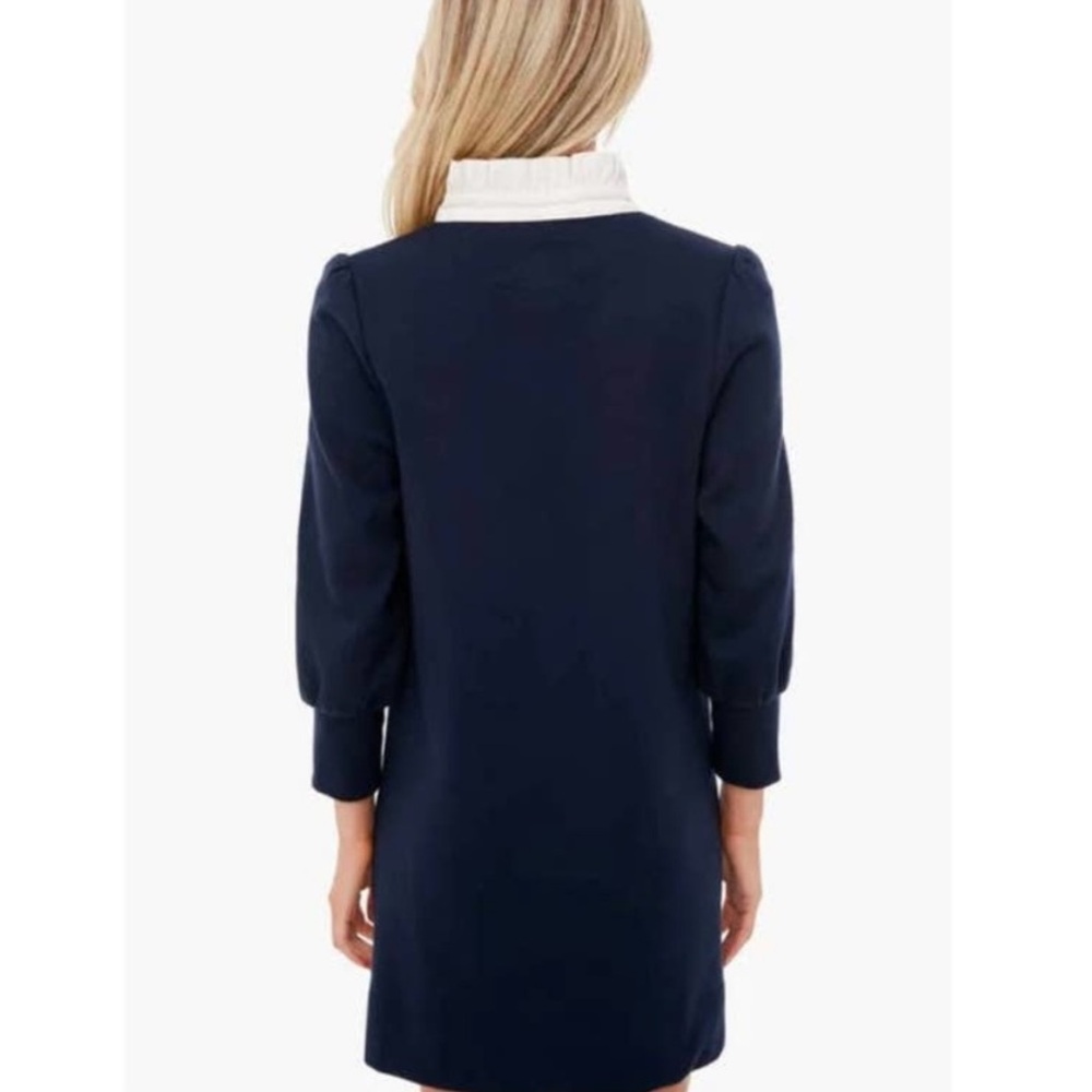 Tuckernuck Navy Dress with White Trim - Picture 4 of 13